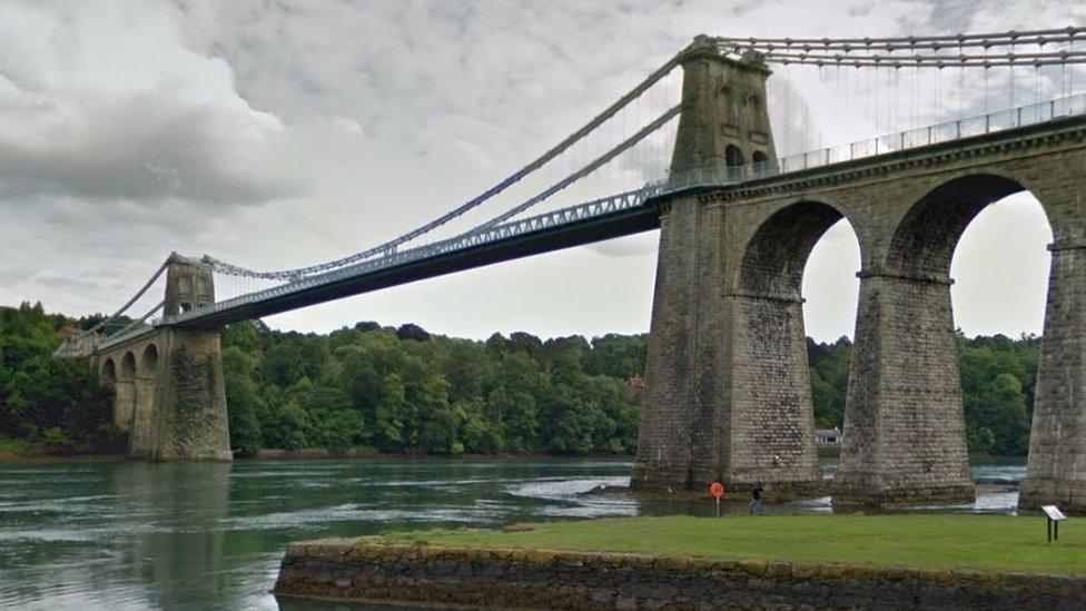 Menai suspension bridge