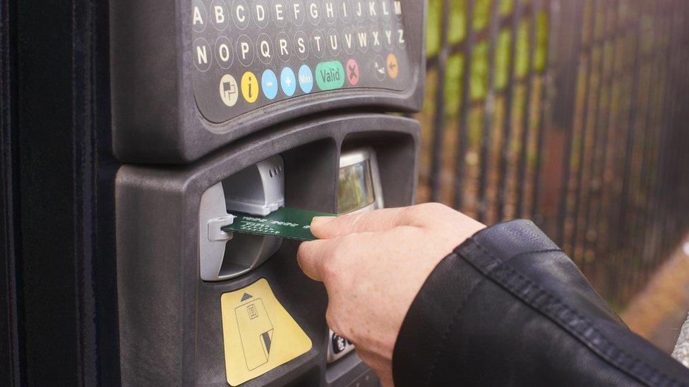 Parking ticket machine