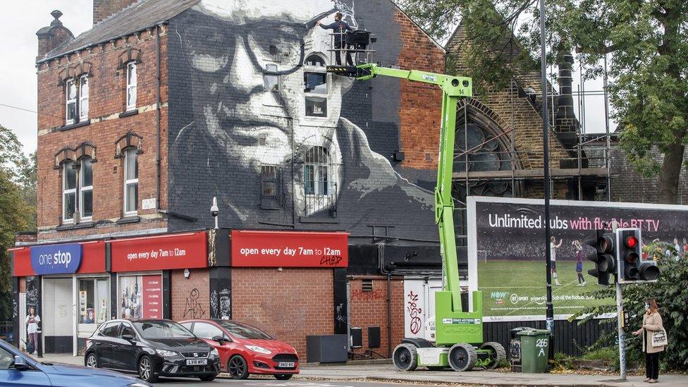 Mural of Bielsa