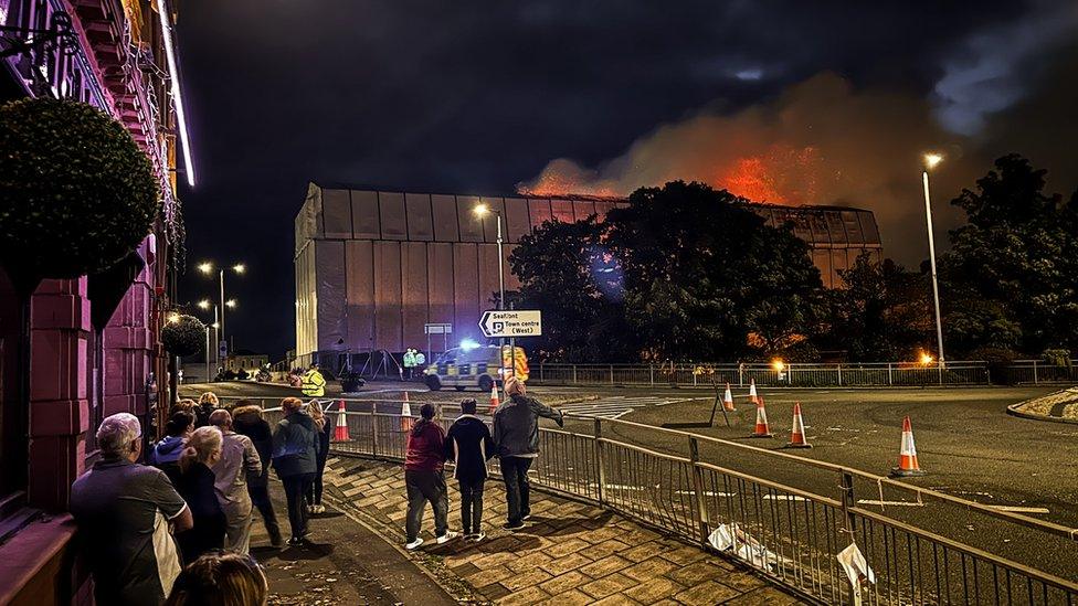 Ayr station hotel fire