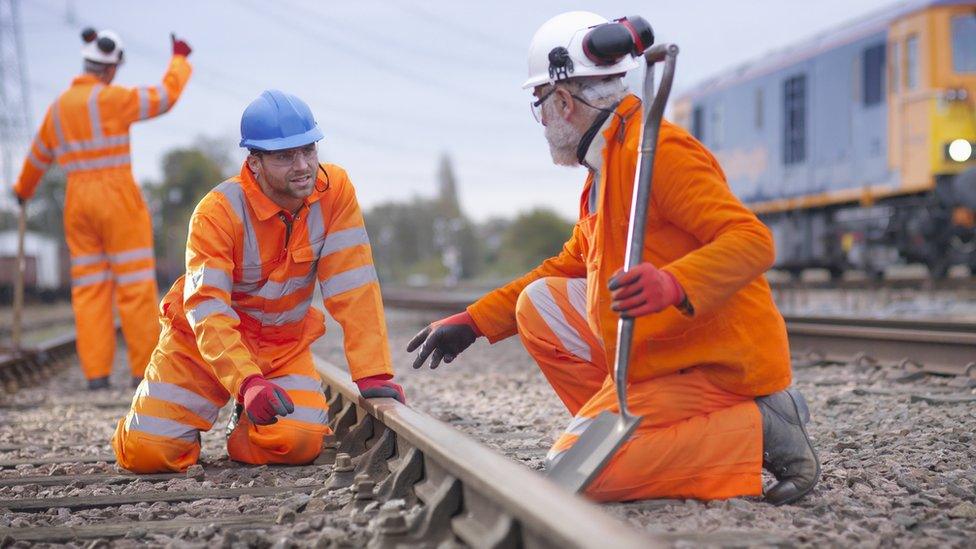 Network Rail workers