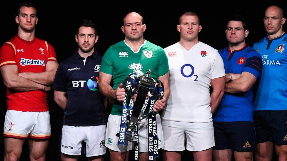 2016 Six Nations captains