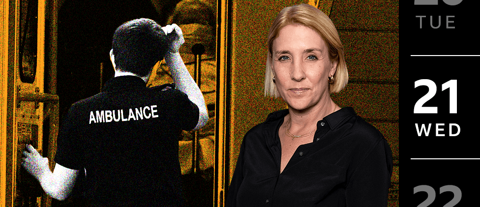 Photo of ambulance worker, and BBC employment correspondent, Zoe Conway