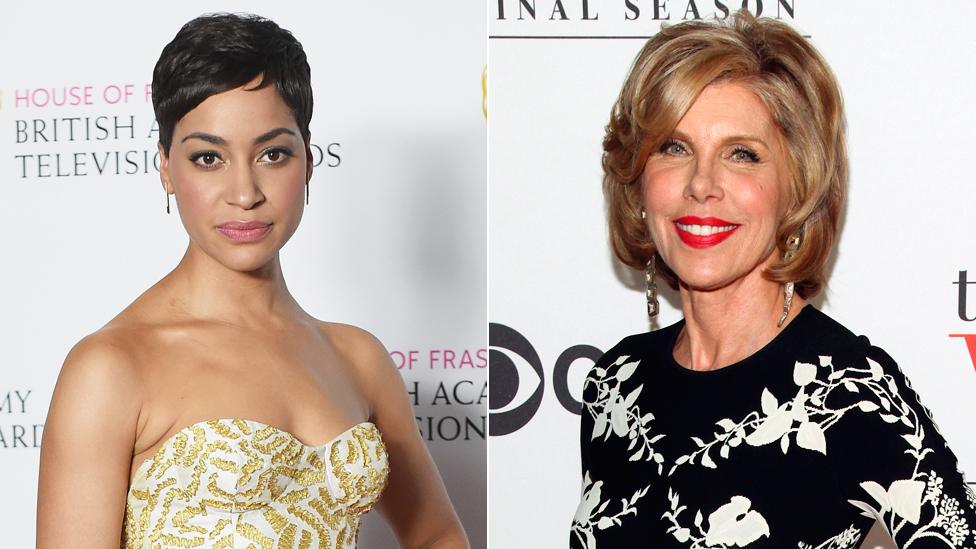 Cush Jumbo and Christine Baranski