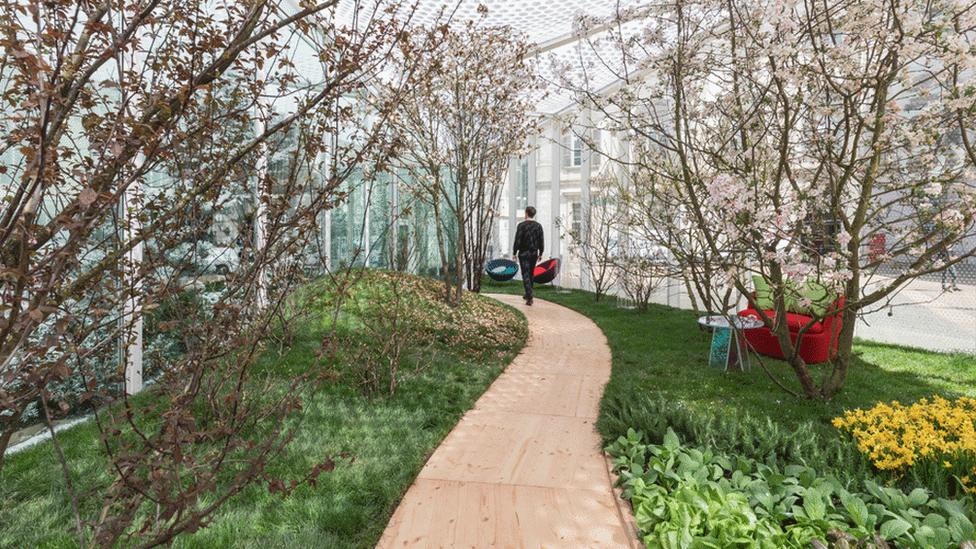 Carlo Ratti in the spring pavilion