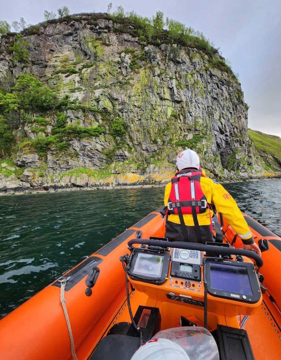 Kyle RNLI on rescue