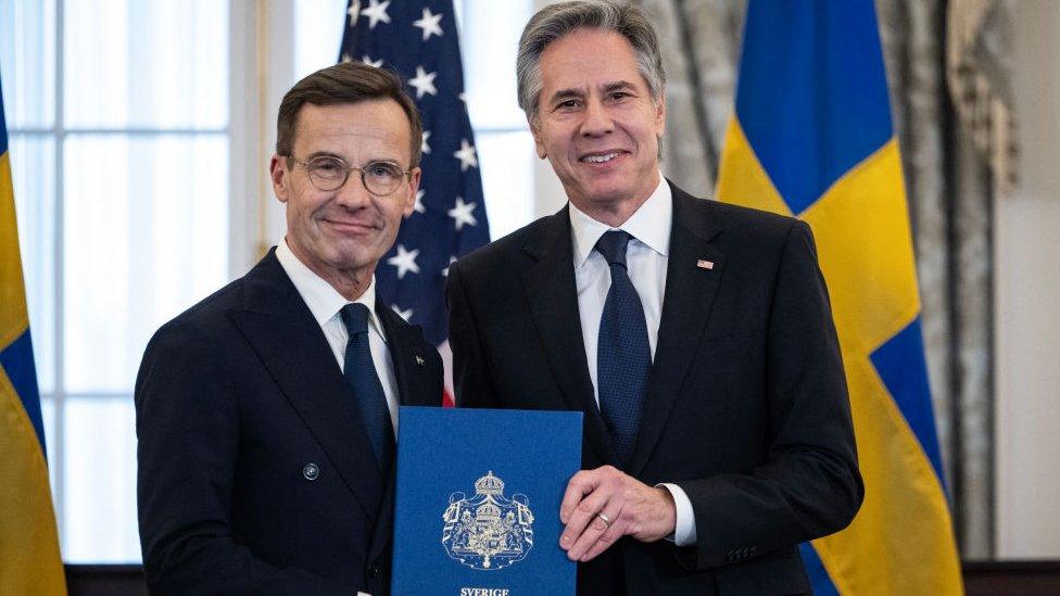 Sweden nato documents handover