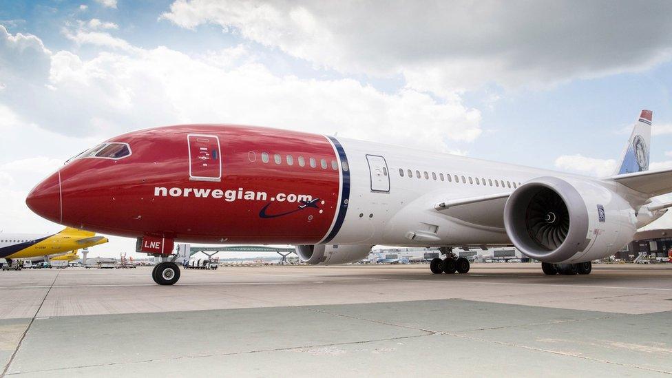 Norwegian plane