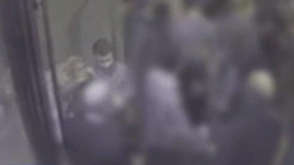 CCTV from outside nightclub