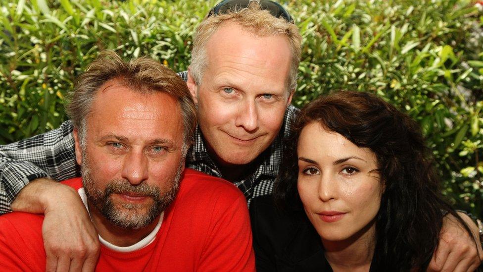 Michael Nyqvist, Niels Arden Oplev and Noomi Rapace