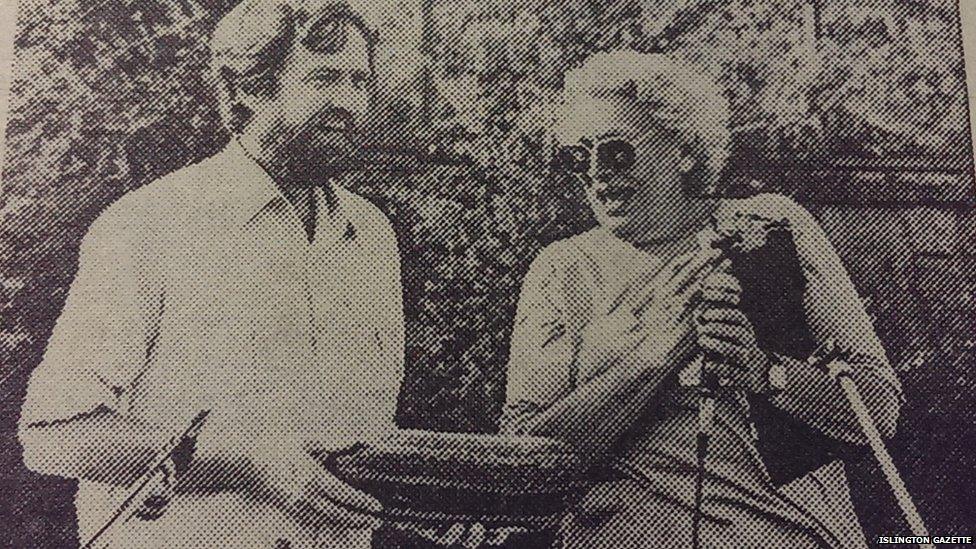 Jeremy Corbyn is presented with a marrow