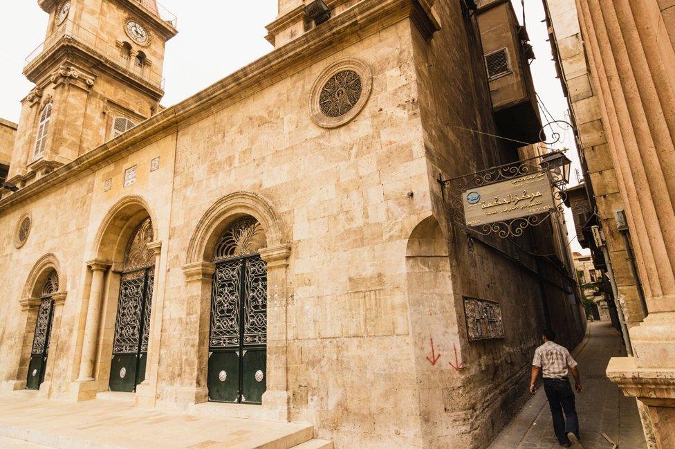 The Armenian Martyrs Cathedral Church in Aleppo