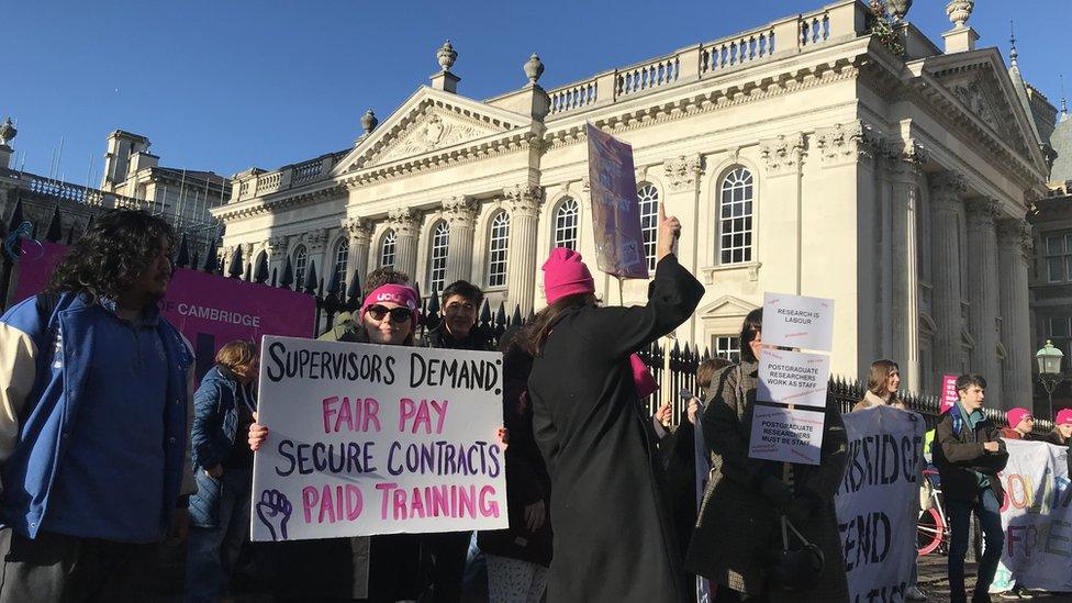 UCU strike in Cambridge