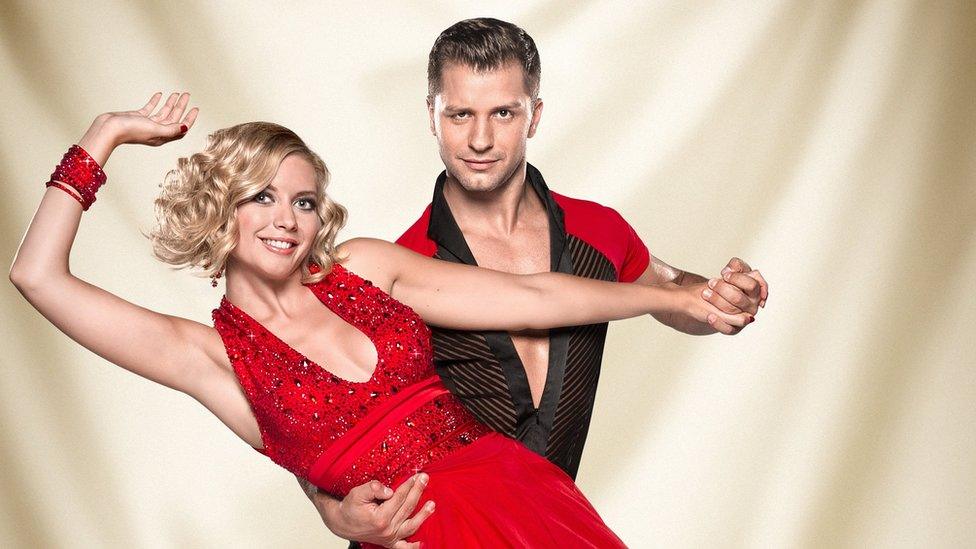 Rachel Riley and Pasha Kovalev