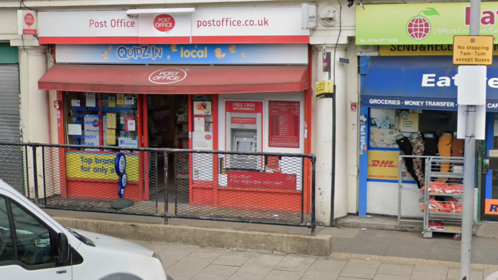 The Post Office in Civic Square in Tilbury