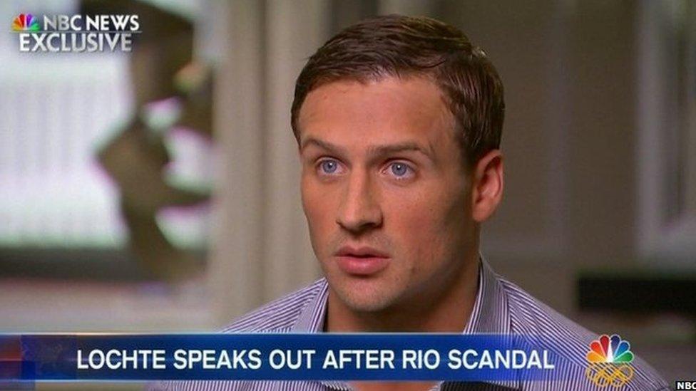 US swimmer Ryan Lochte