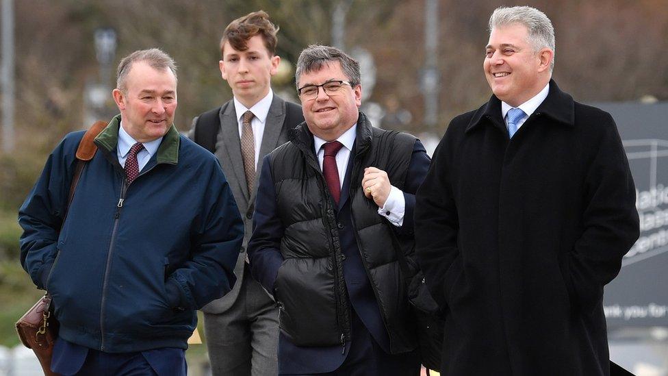 Simon Hart, Robert Buckland and Brandon Lewis