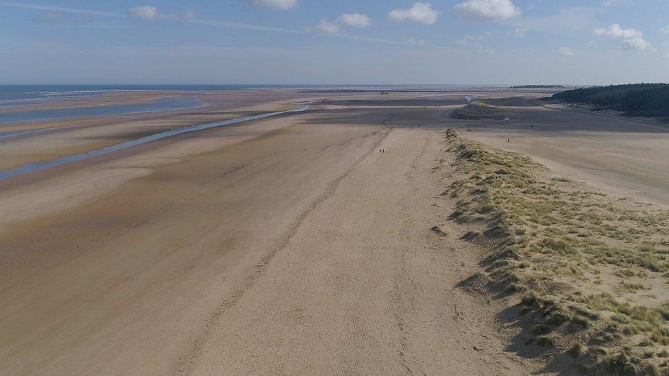 the beach at Holkham