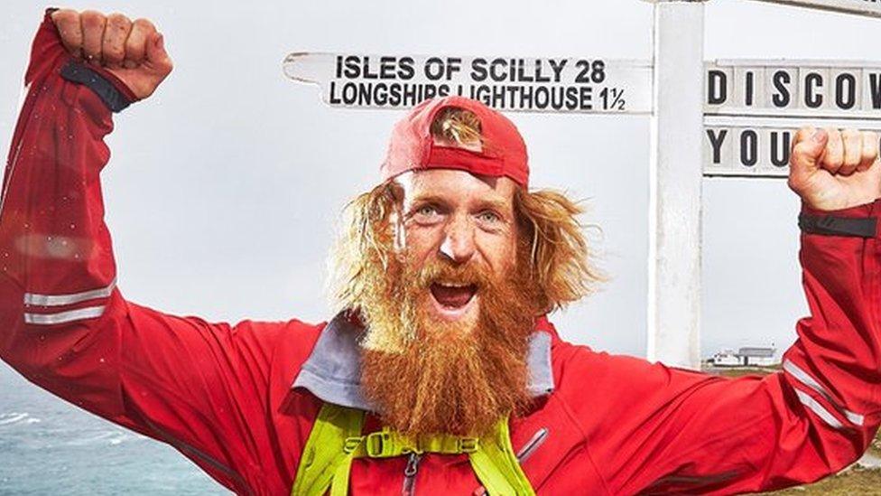 Sean Conway reaches Land's End