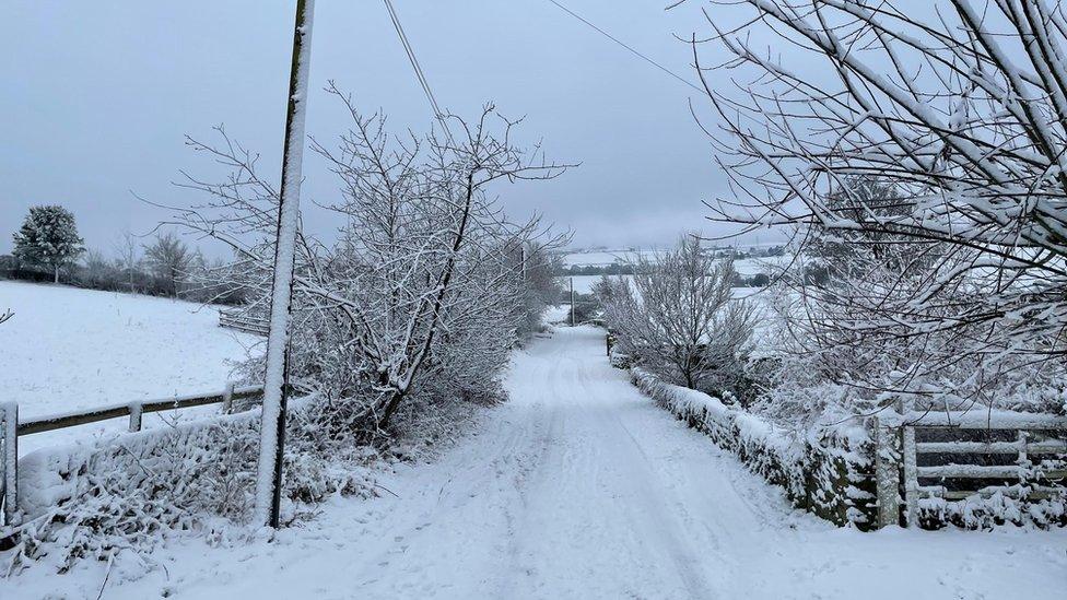 Snow in Stocksbridge