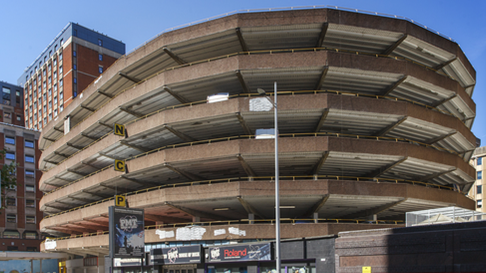 The car park on Rupert Street in Bristol