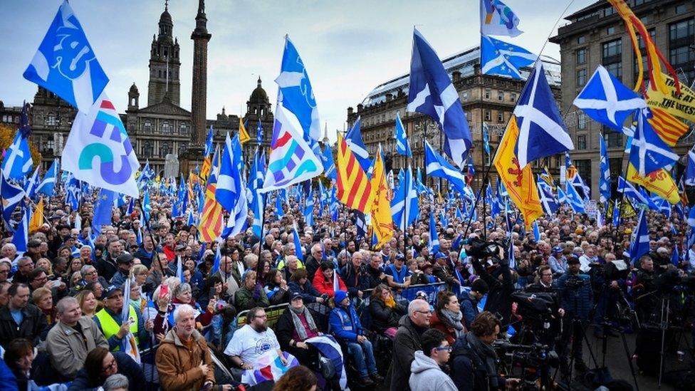 rally in Glasgow