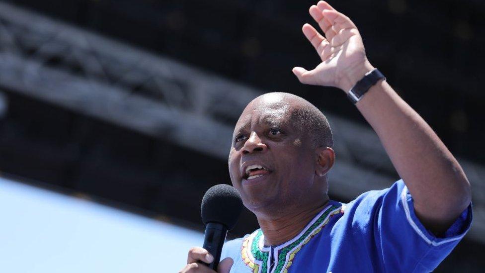 Former Johannesburg mayor Herman Mashaba pictured during the Democratic Alliance (DA) manifesto launch in February 2019.