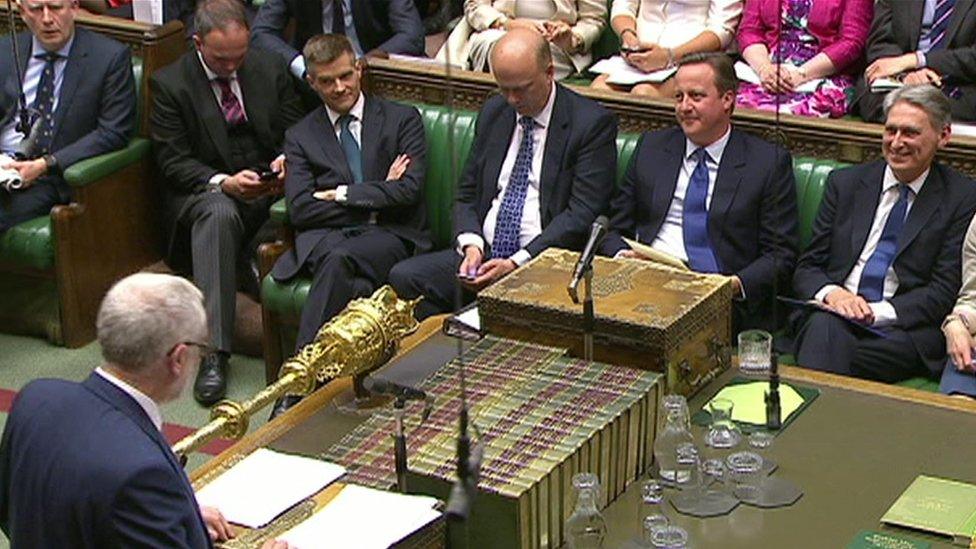 David Cameron reacts to Jeremy Corbyn speech