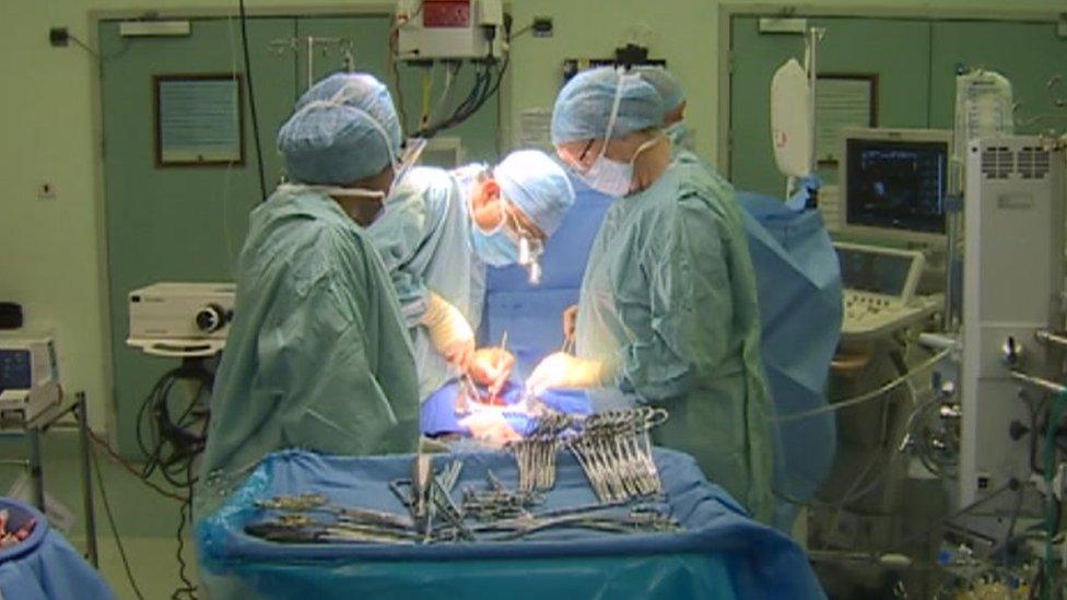 Cardiac surgeons at UHW