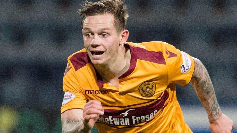 Motherwell scorer Craig Tanner