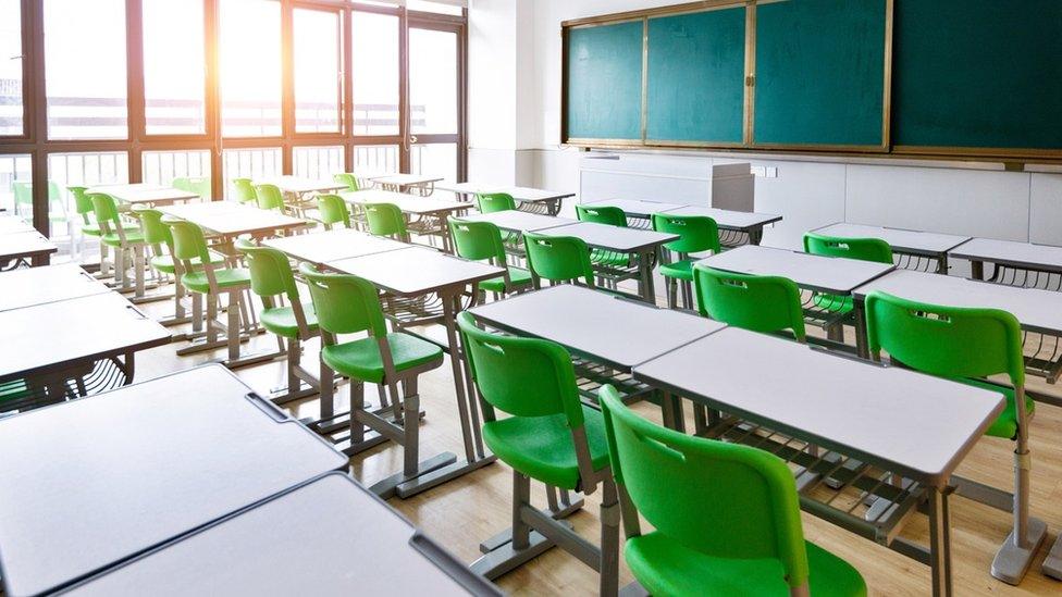 Empty classroom