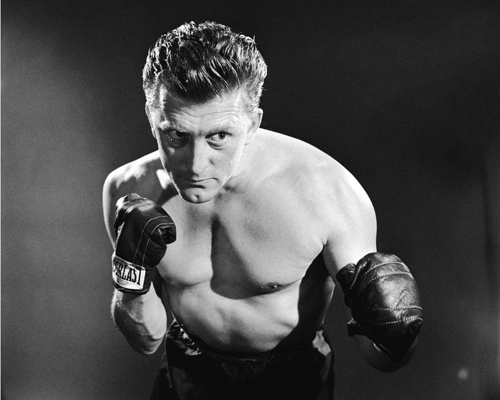 Kirk Douglas in a promotional portrait for 'Champion', directed by Mark Robson, 1949.