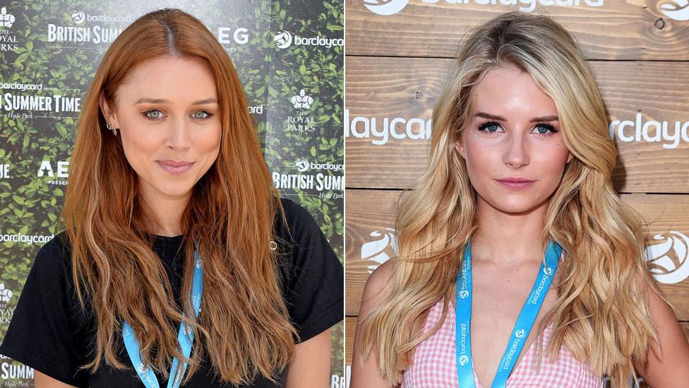 Una Healy and Lottie Moss