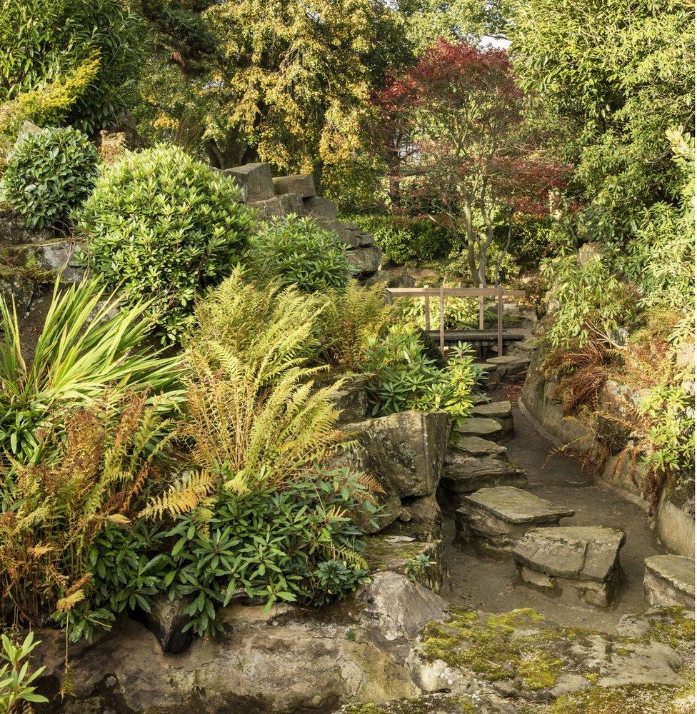 Japanese Garden at Grantley Hall, Ripon, North Yorkshire