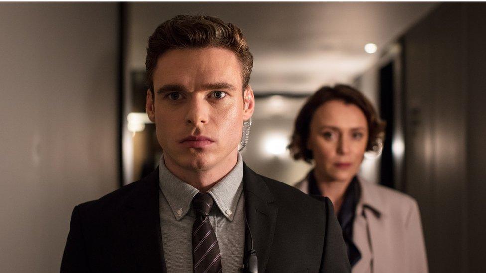 Richard Madden and Keeley Hawes in Bodyguard