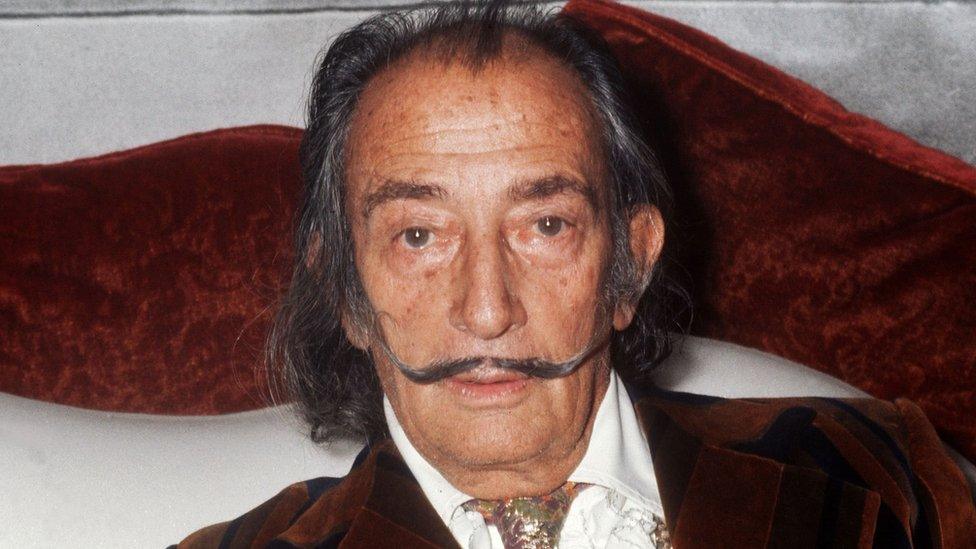 This file photo taken on December 13, 1972 shows Spanish artist Salvador Dali in Paris