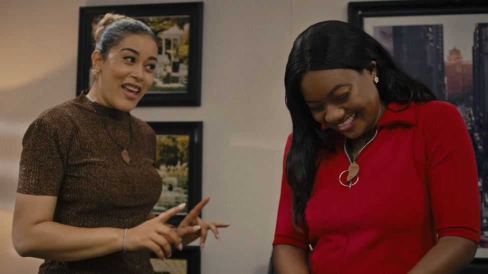 Adunni Ade and Tope Laguda in What No One Knows