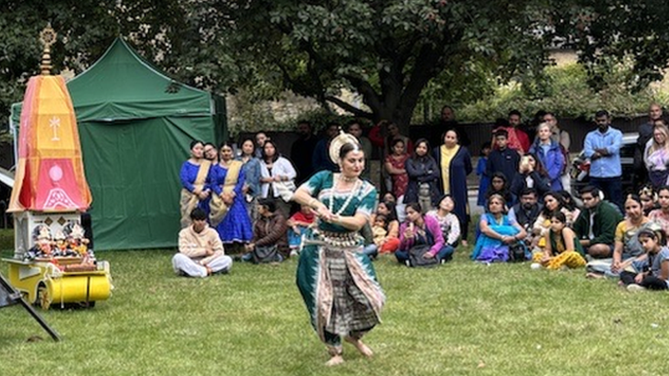 The Ratha Yatra festival in Cambridge