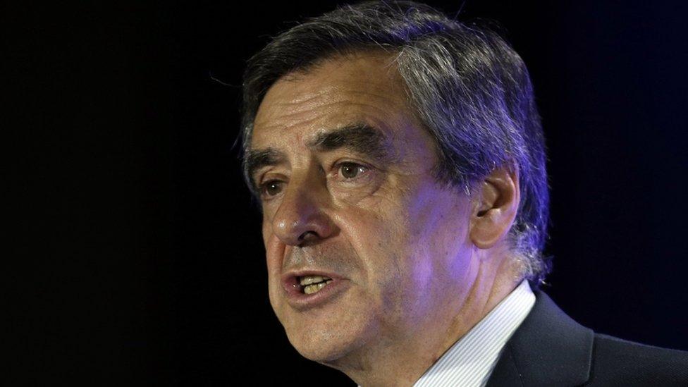 French presidential candidate Francois Fillon