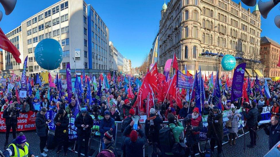 Strike in Belfast