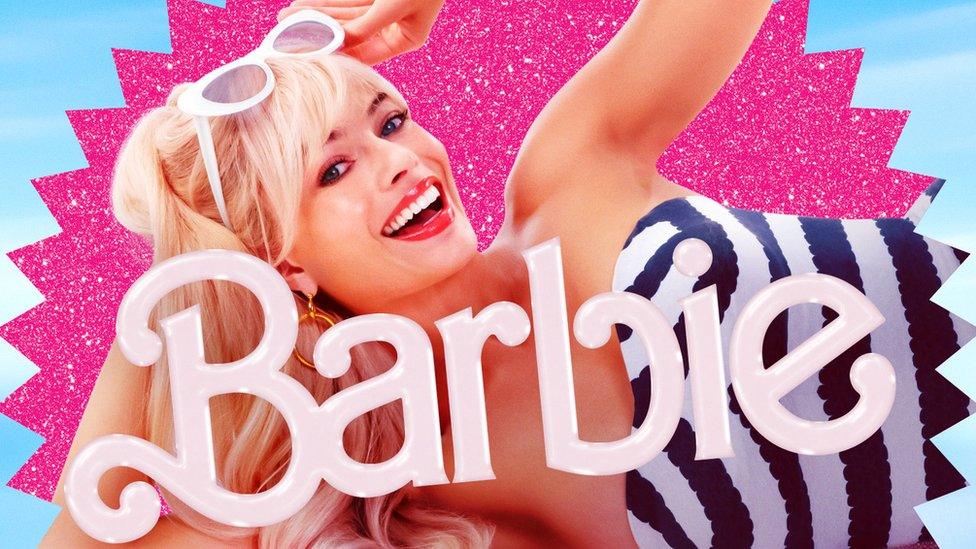 Margot Robbie in the Barbie movie