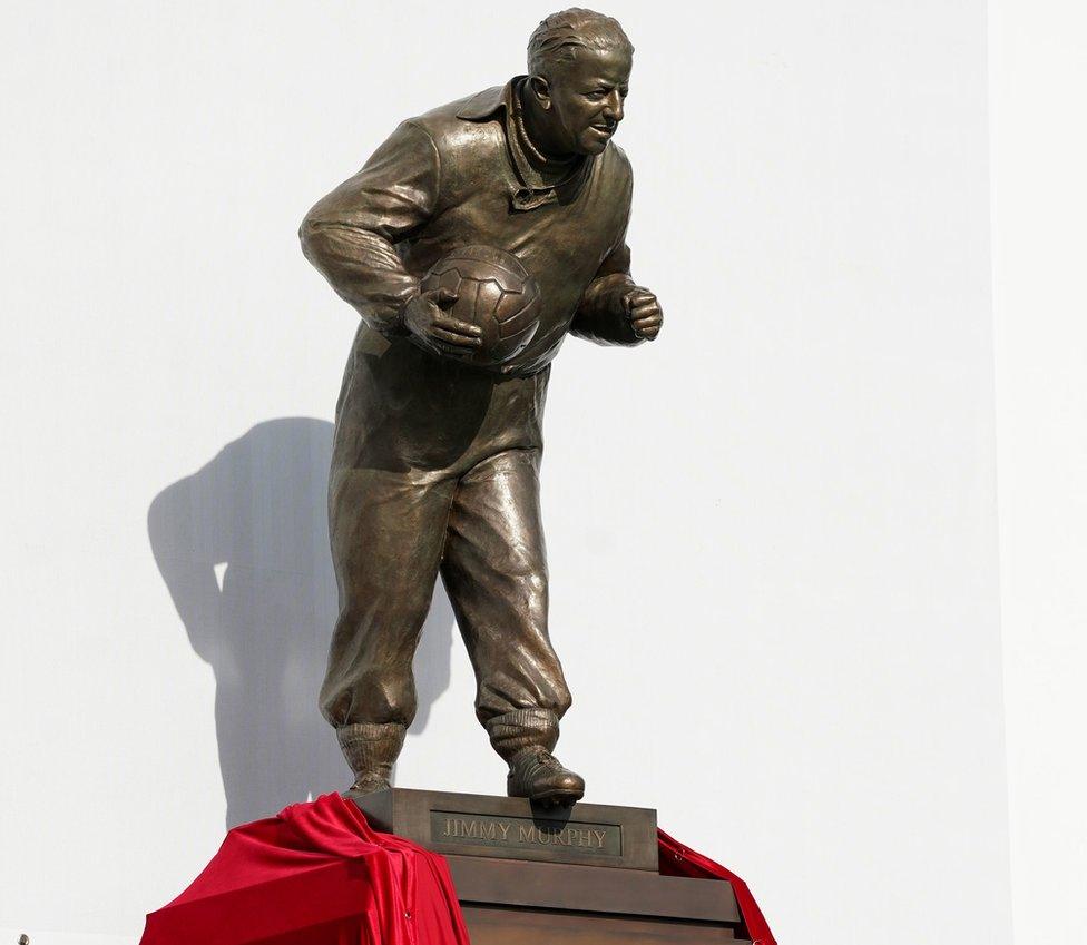 Statue of Jimmy Murphy at Old Trafford