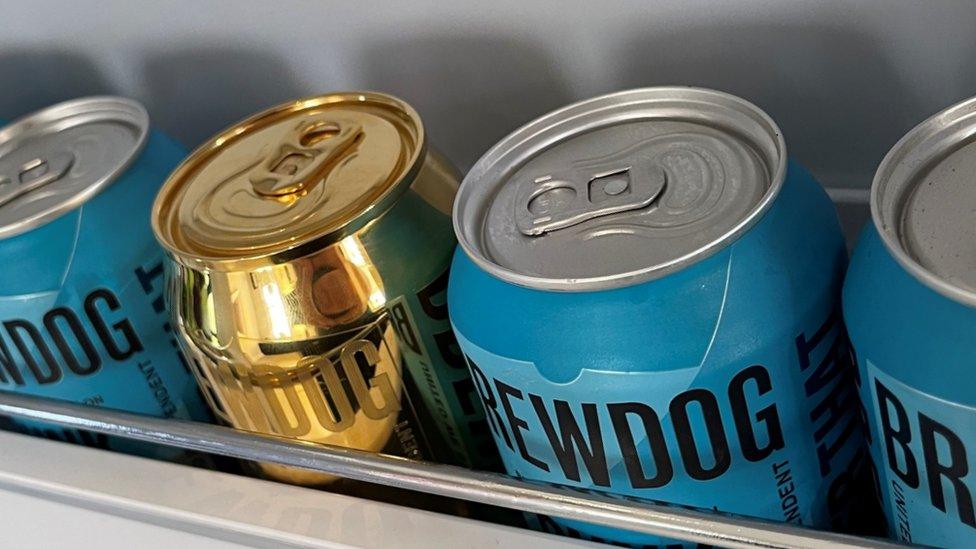 Mark Craig's Brewdog can collection