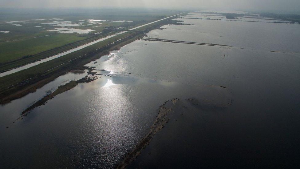 Floods at Nene Washes