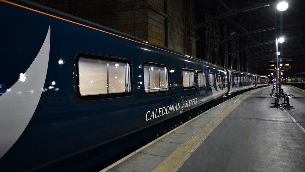 Exterior of the new Caledonian Sleeper