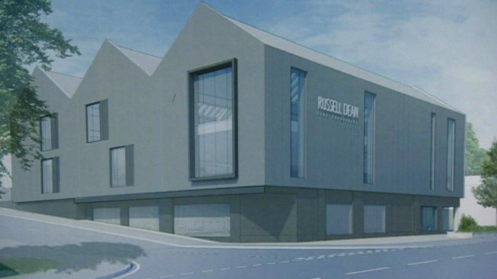 An artist's impression of the new shop