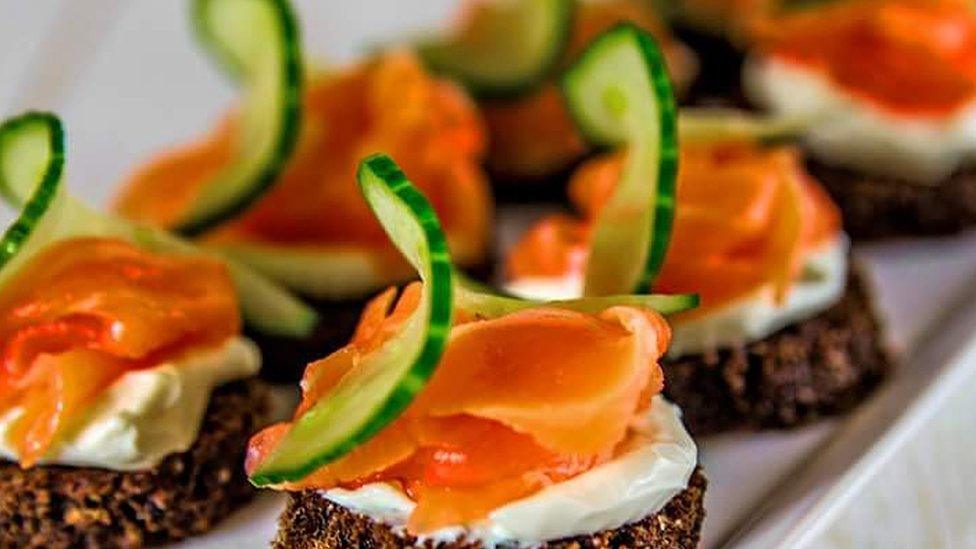 Smoked salmon