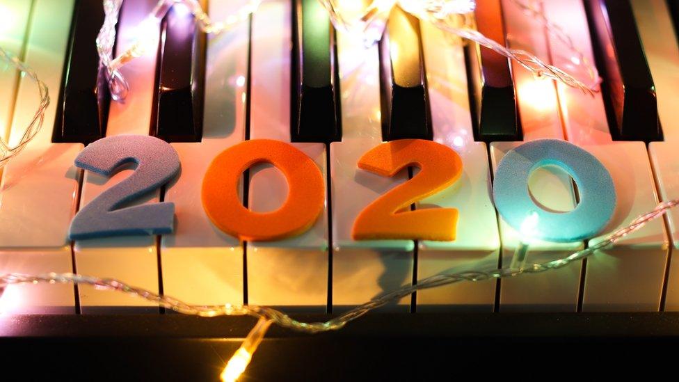 2020 on keyboard keys