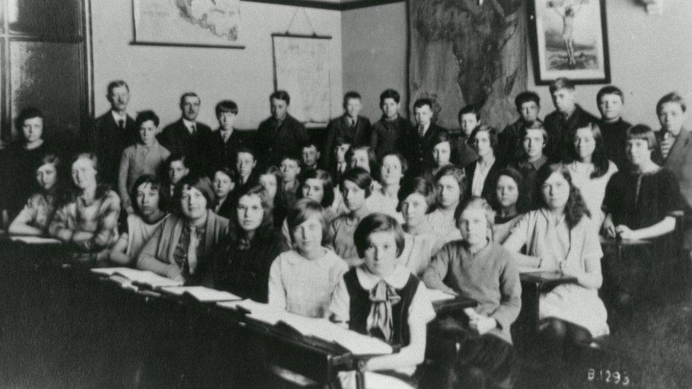 Class Standard 7 at Clarence Road School in 1926