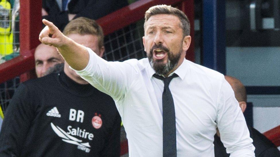 Aberdeen manager Derek McInnes